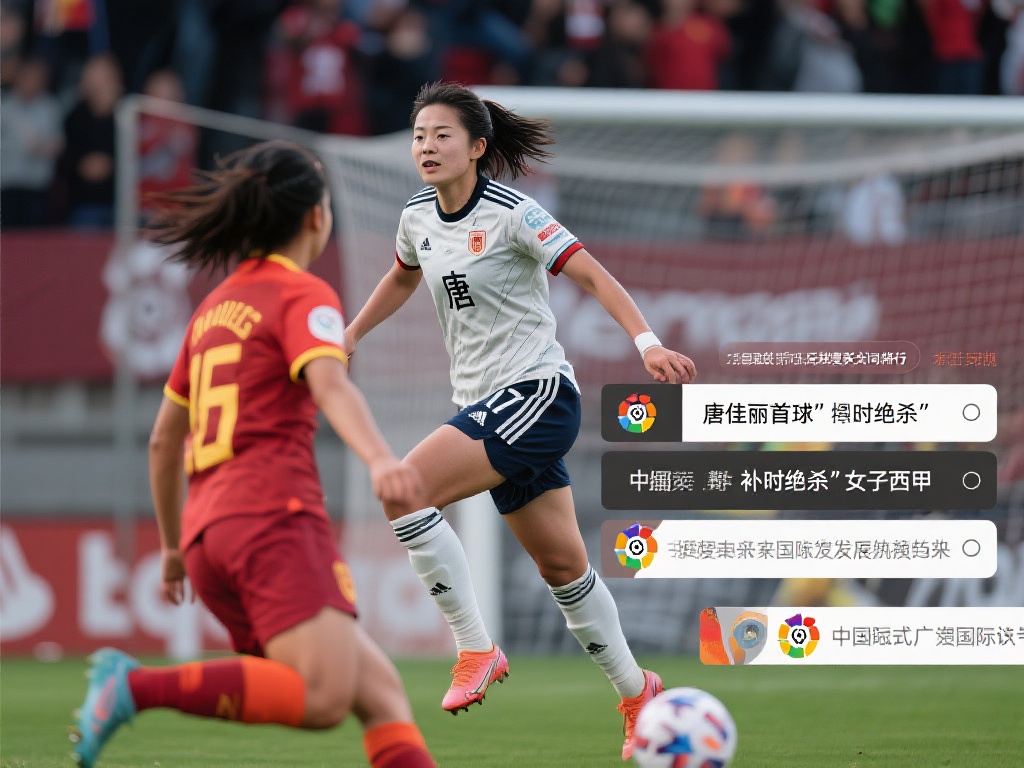 “唐佳丽补时绝杀,斩获女子西甲首球助球队全胜” 此次唐佳丽补时绝杀的高光表现让她的名字频