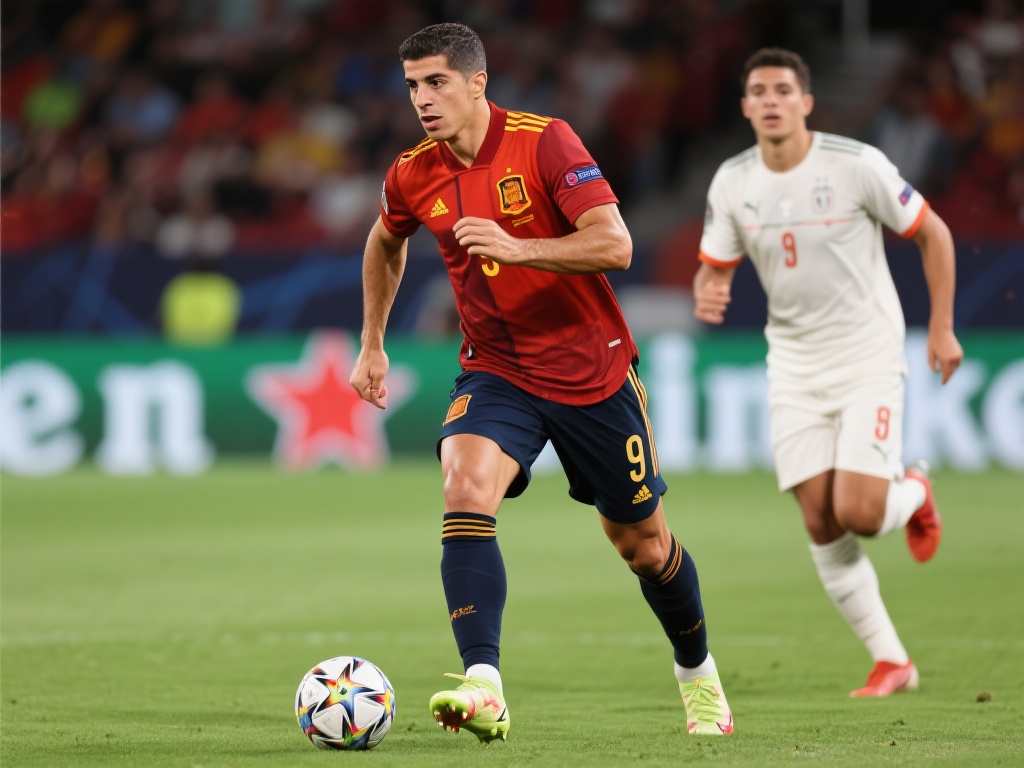 亚马尔与莫拉塔对决哈弗茨与萨内:西班牙迎战德国首发解析 莫拉塔作为西班牙锋线上的老将,近年来展现